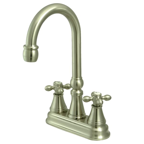 Bar Faucet, Brushed Nickel